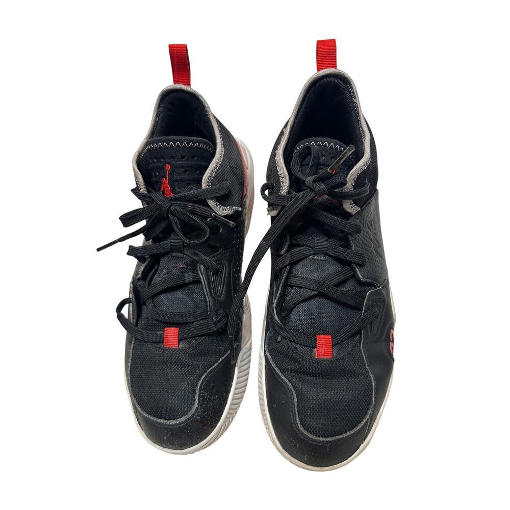 Sze 10.5 Men Nike Jordan Stay Loyal 2 Black White Red Jumpman Basketball Sneaker - Picture 3 of 11
